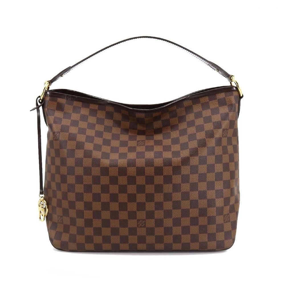 Louis Vuitton Damier Delightful MM Shoulder Bag Ebene